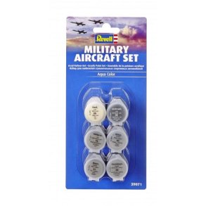 Aqua Color, Military Aircraft Paint Set - 6x 5 ml - Revell