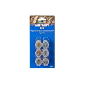 Aqua Color, Military Paint Set - 6x 5 ml - Revell