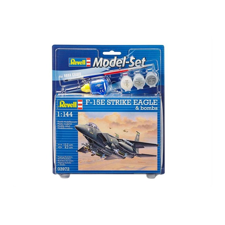 F-15E STRIKE EAGLE &amp; bombs - 1:144 - Model-Set - Revell