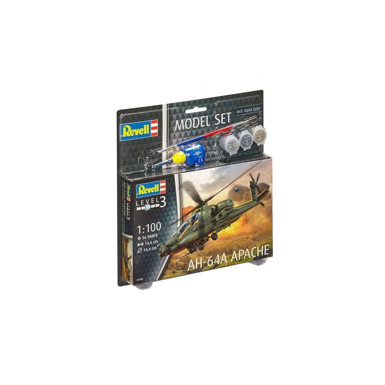 AH-64A Apache - 1:100 - Model-set - Revell