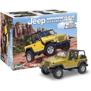 Jeep Wrangler Rubicon - 1:25 - Revell-Monogram (US varenummer: 85-4501)