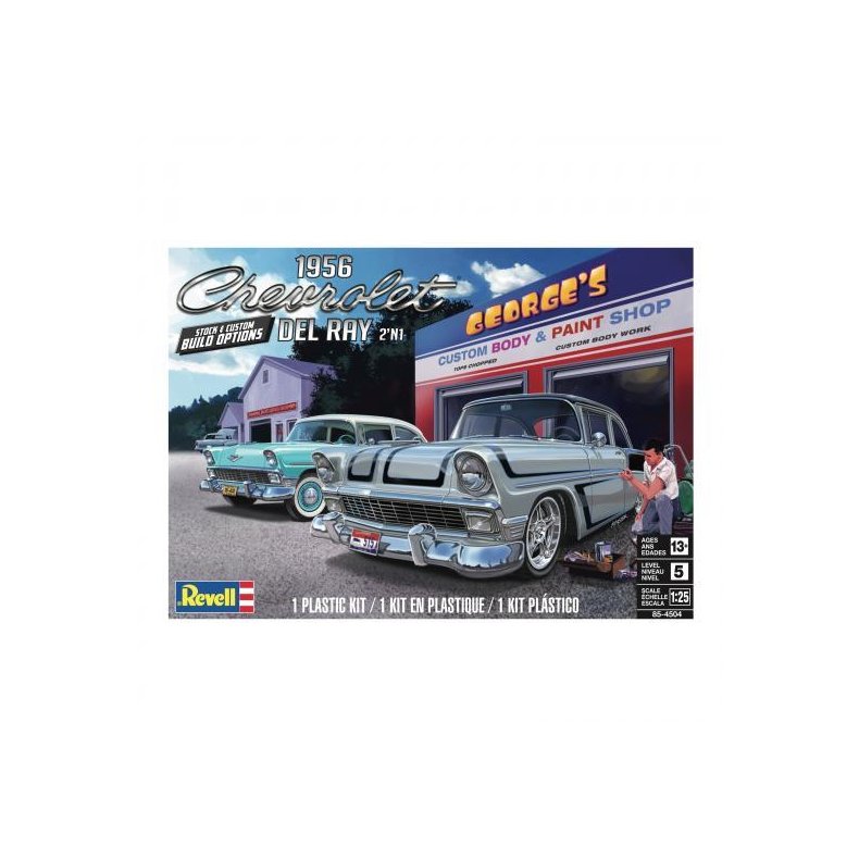 1956 Chevy Del Ray (2 'n 1) - 1:25 - Revell-Monogram (US varenummer: 85-4504)