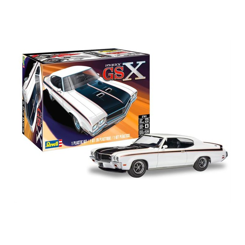 1970 Buick GSX (2 'n 1) - 1:24 - Revell-Monogram (US varenummer: 85-4522)