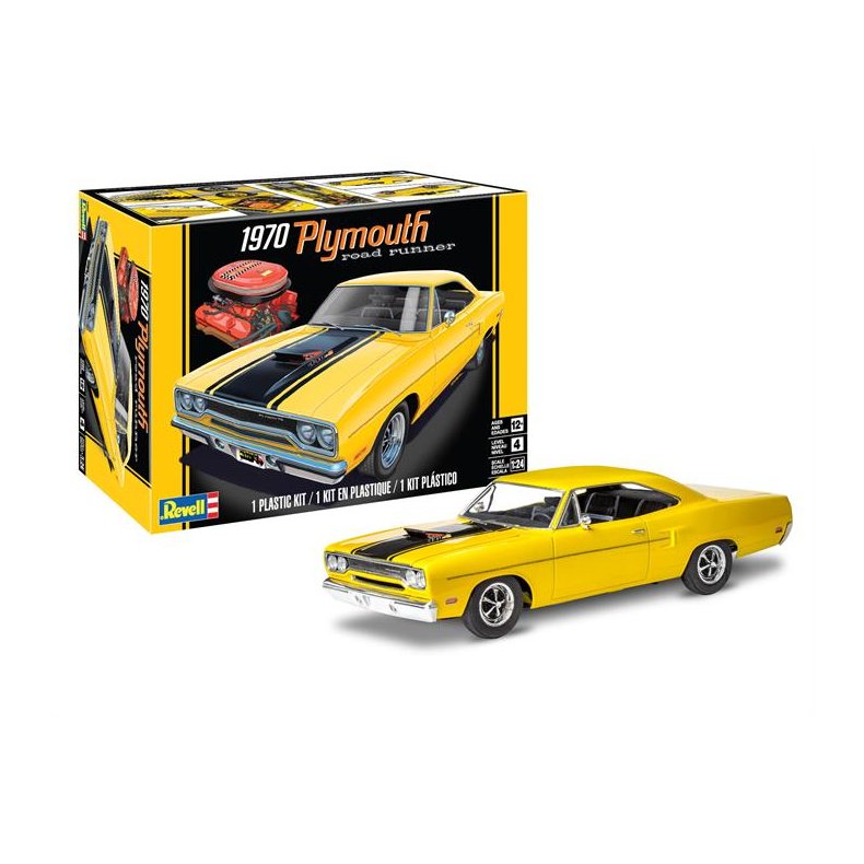 1970 Plymouth Roadrunner - 1:24 - Revell-Monogram (US varenummer: 85-4531)