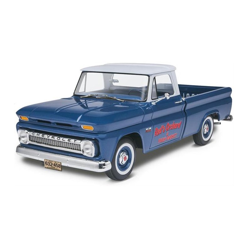 '66 Chevy Fleetside Pickup - 1:25 - Revell-Monogram (US varenummer: 85-7225)