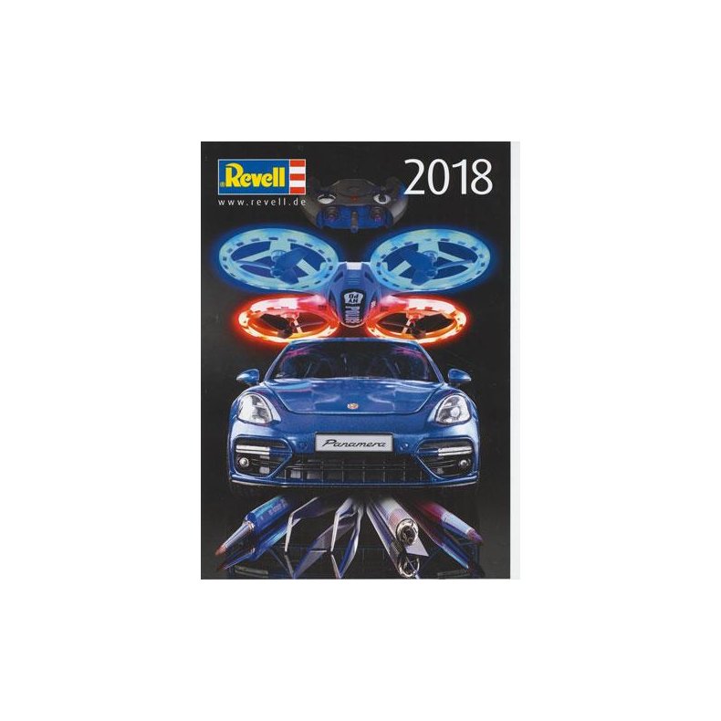Revell katalog 2018 inkl. RC sortimentet (engelsk/tysk)