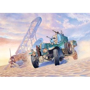 British Armoured Car (Pattern 1920 modified w/sand tyres) - 1:35 - Roden