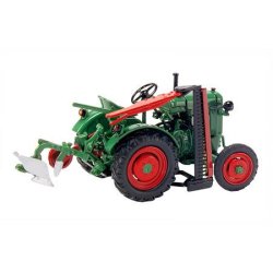 Deutz F1 M 414 m/plov og slmaskine - 1:43 - Schuco