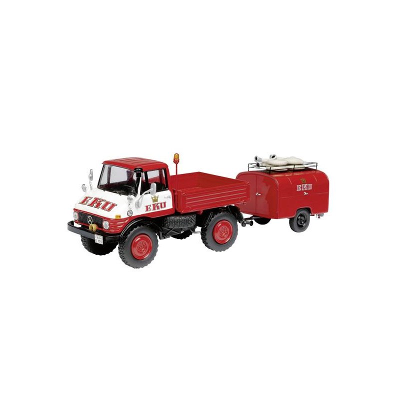 Mercedes-Benz Unimog U 406 TSA 8 "EKU Werksfeuerwehr" - Lim. 1000 - 1:43 - Schuco