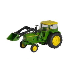 John Deere 3120 med frontlsser - 1:32 - Schuco