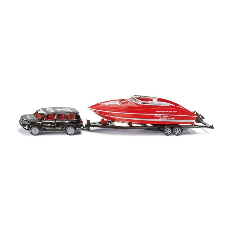 Toyota Land Cruiser V8 med motorbd (Performance Marine) - 1:55 - Siku (SIKU SUPER)