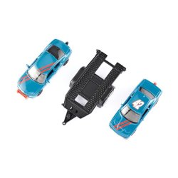 Dodge Charger med trailer og Dodge Challenger SRT Racing - 1:55 - Siku (SIKU SUPER)