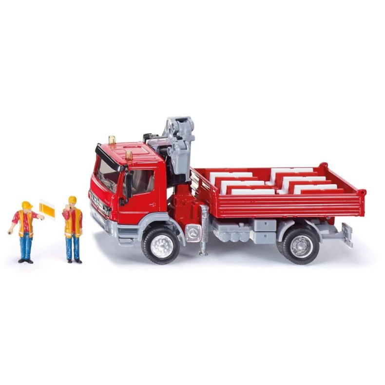 Mercedes-Benz Atego med kran og tilbeh�r - 1:50 - Siku (SIKU SUPER)