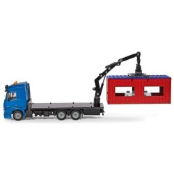Mercedes-Actros med byggecontainer - 1:50 - Siku (SIKU SUPER)