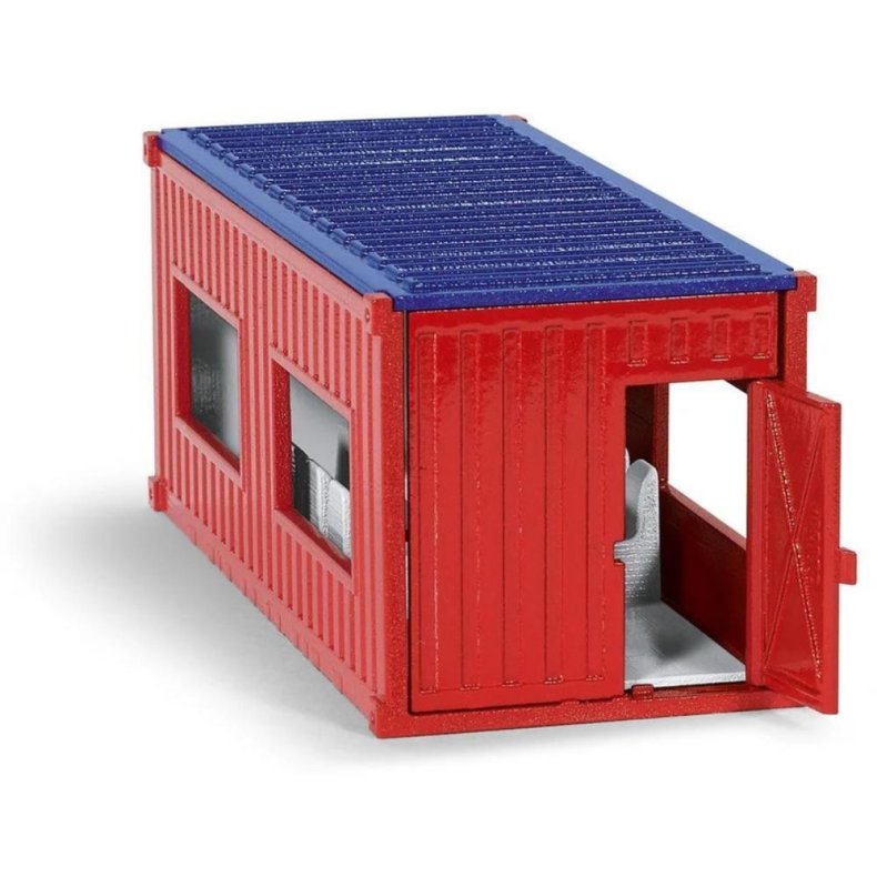 Mercedes-Actros med byggecontainer - 1:50 - Siku (SIKU SUPER)