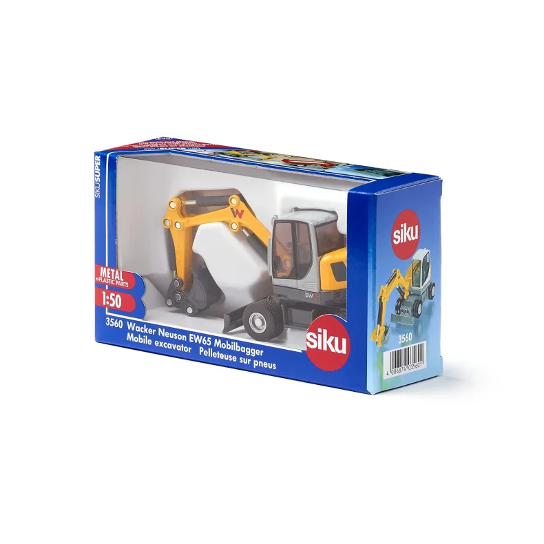 Wacker Neuson EW65 hjulgraver / Mobile Excavator - 1:50 - Siku (SIKU SUPER)