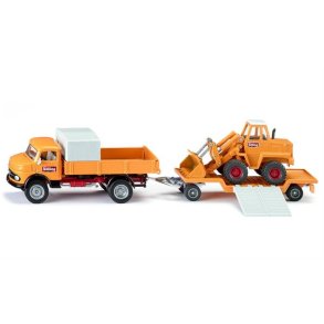 Mercedes-Benz 710 med Kramer 411 gummiged - 1:50 - Siku (SIKU SUPER)