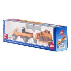 Mercedes-Benz 710 med Kramer 411 gummiged - 1:50 - Siku (SIKU SUPER)