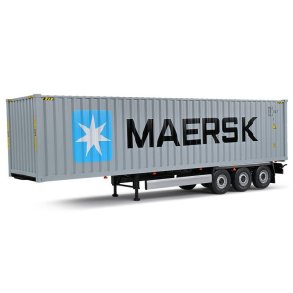 Container Trailer + Container CMA CGM 