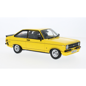 Ford Escort MkII RS Mexico (RHD - hjrestyret), yellow, 1976 - 1:18 - Sun Star