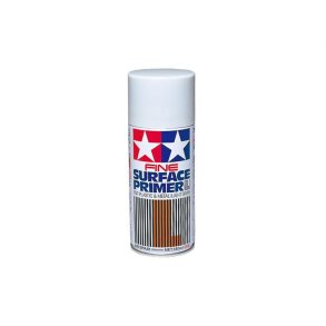 Surface Primer Large for Plastic & Metal (Light Gray), spray 180 ml - Tamiya