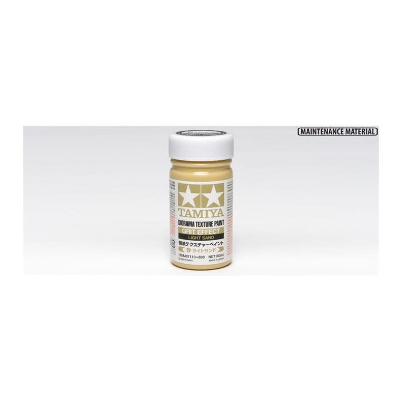 Diorama Texture Paint 100ml - Grit Effect: Light Sand - Tamiya