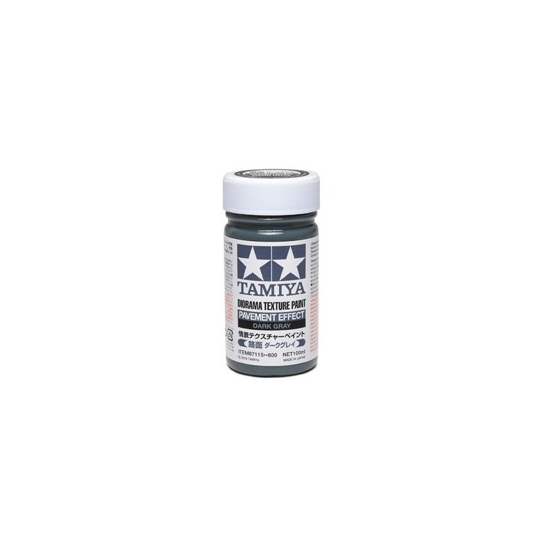 Diorama Texture Paint 100ml - Pavement Effect, Gray - Tamiya