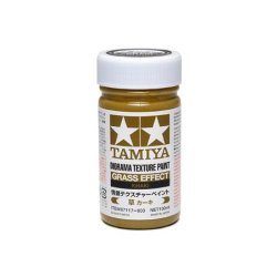 Diorama Texture Paint 100ml - Grass Effect: Khaki - Tamiya