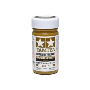 Diorama Texture Paint 100ml - Grass Effect: Khaki - Tamiya
