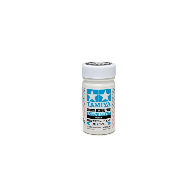 Diorama Texture Paint 100ml - Snow Effect - Tamiya