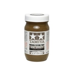 Diorama Texture Paint 250ml - Soil Effect, Dark Earth - Tamiya