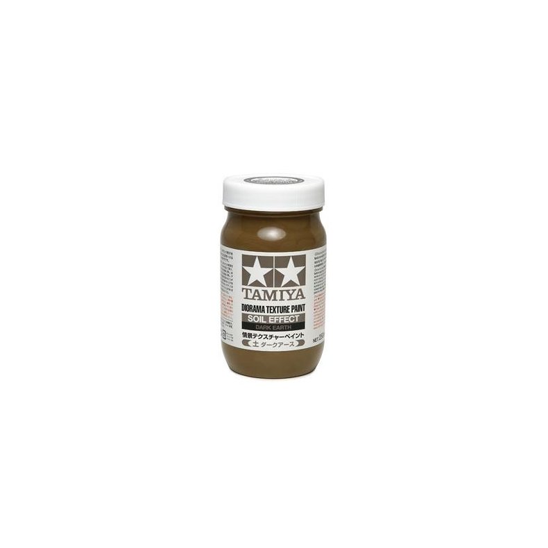 Diorama Texture Paint 250ml - Soil Effect, Dark Earth - Tamiya