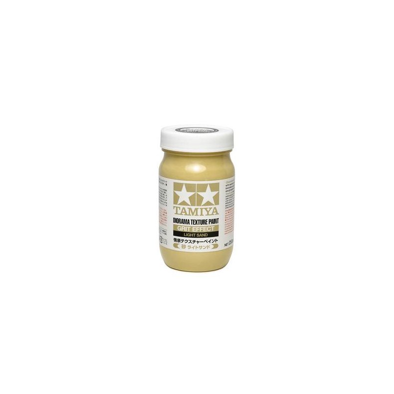 Diorama Texture Paint 250ml - Grit Effect: Light Sand - Tamiya