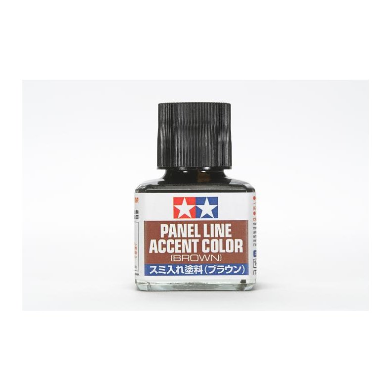 Panel Line Accent Color - Brown - 40ml - Tamiya