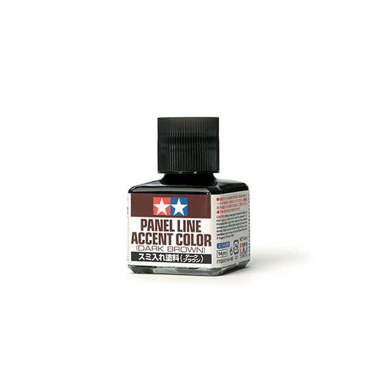 Panel Line Accent Color - Dark Brown - 40ml - Tamiya