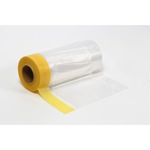 Masking tape m/plastic dkning 550 mm x 10 m - Tamiya