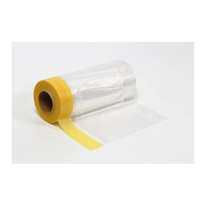 Masking tape m/plastic dkning 550 mm x 10 m - Tamiya