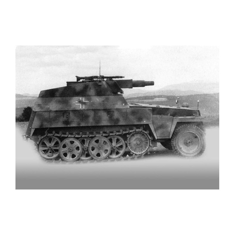 SdKfz 251/6 Aust.A, ACRV - H0, byggest - Trident