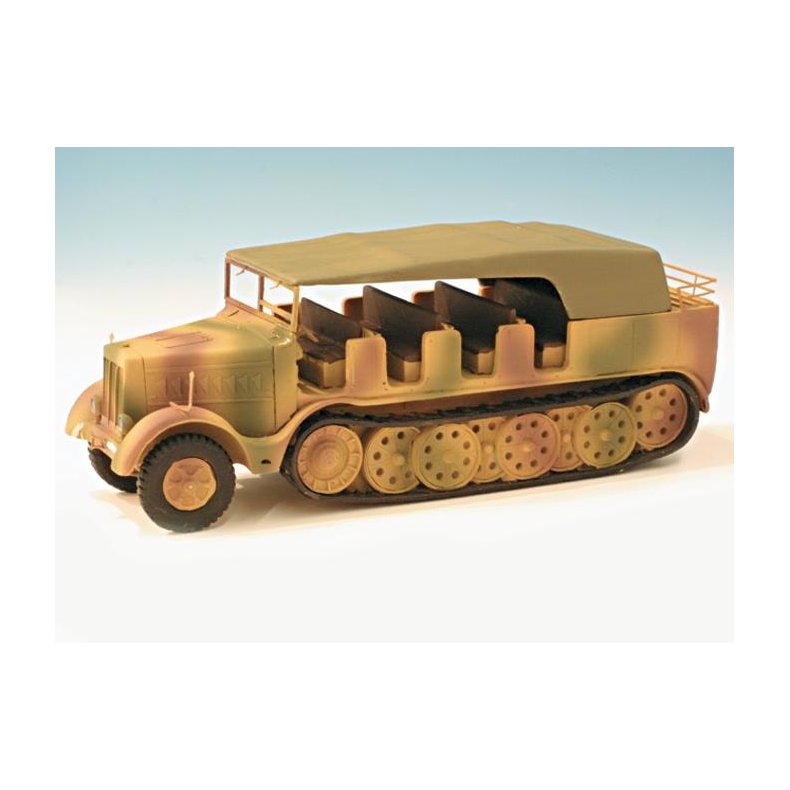 SdKfz 9 Halftrack - H0, byggest - Trident