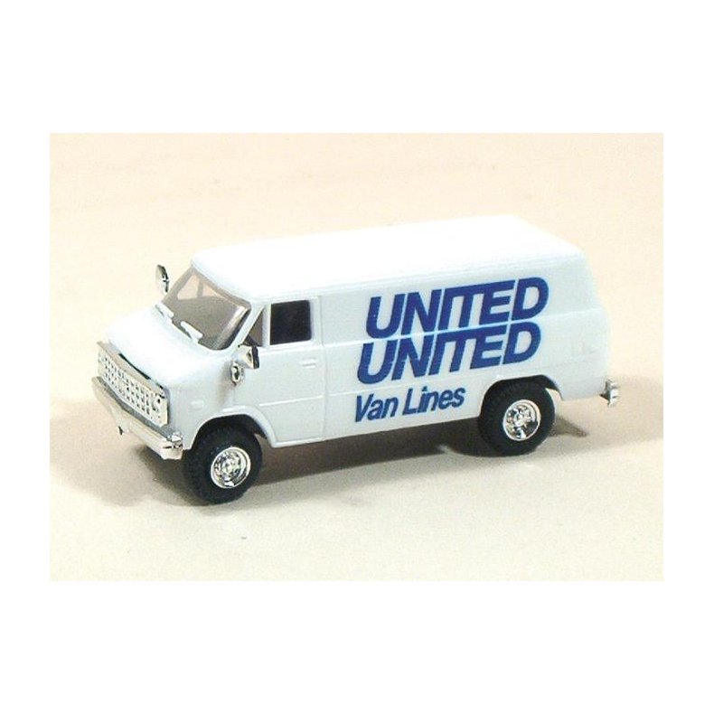 Chevy Cargo Van, "United" - H0 - Trident