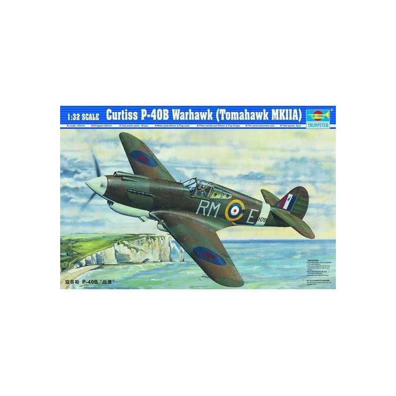 Curtiss P-40B Warhawk - 1:32 - Trumpeter