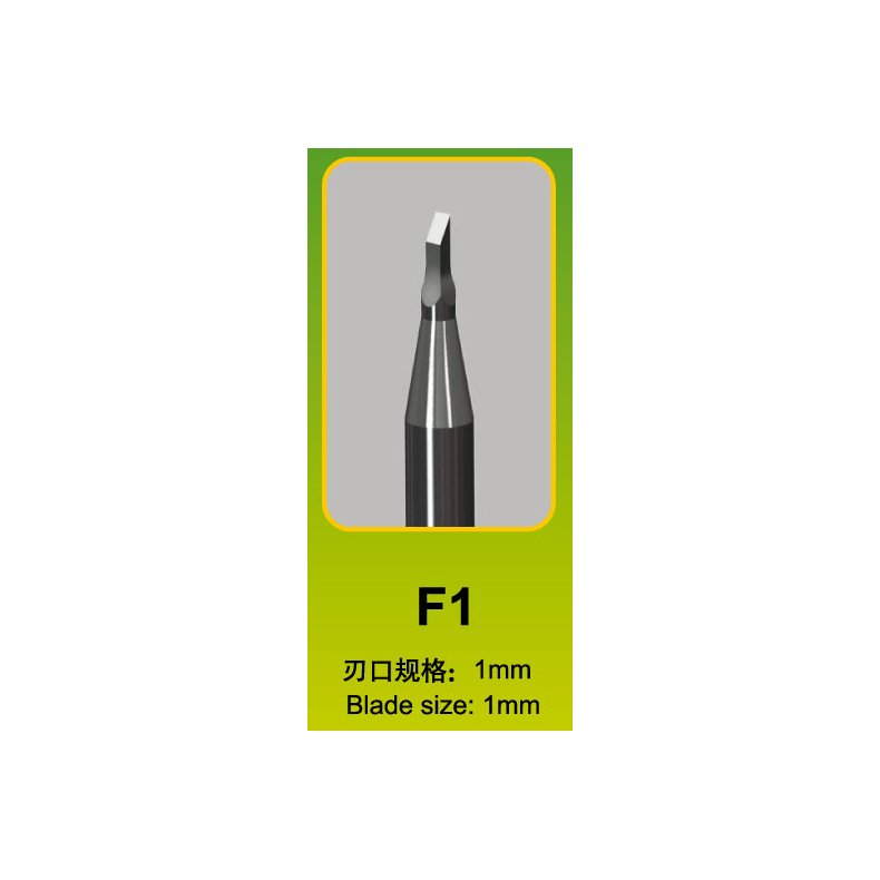 Model mejsel - F1 (flad 1x1 mm) / Model Chisel - F1 - Trumpeter