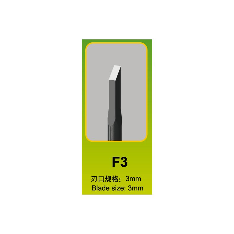 Model mejsel - F3 (flad 3x3 mm) / Model Chisel - F3 - Trumpeter