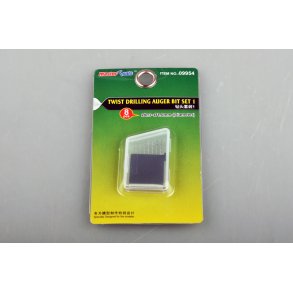 Borst 8 stk. bor i strrelse 0,3-1,0 mm / Twist Drilling Auger Bit set 1 - Trumpeter