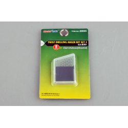 Borst 8 stk. bor i strrelse 1,0-1,7 mm / Twist Drilling Auger Bit set 2 - Trumpeter