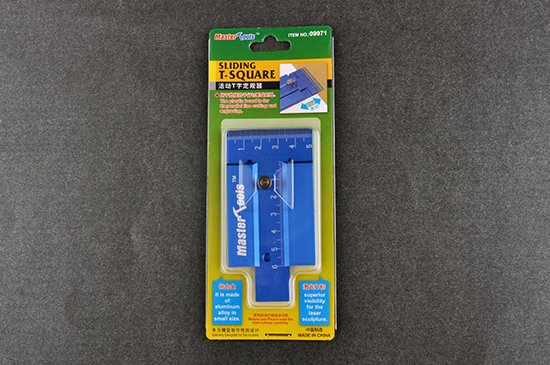 Justerbar T-lineal 5x6 cm, aluminium / Sliding T-square - Trumpeter ...