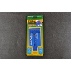 Justerbar T-lineal 5x6 cm, aluminium / Sliding T-square - Trumpeter