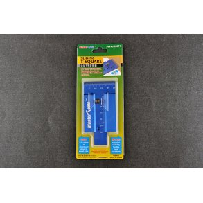 Justerbar T-lineal 5x6 cm, aluminium / Sliding T-square - Trumpeter