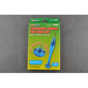 Prcisionshndbor til mikrobor inkl. 10 bor (0,3-1,2 mm) / Precision Hobby Pin Vise Set (0.3-1.2) - Trumpeter