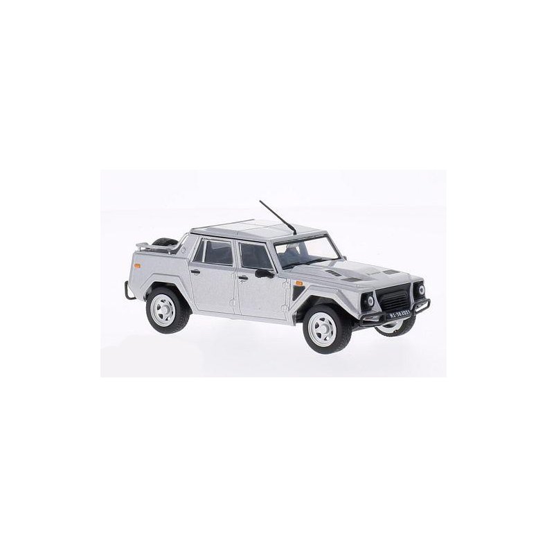 Lamborghini LM 002 (1986), silver - 1:43 - WhiteBox